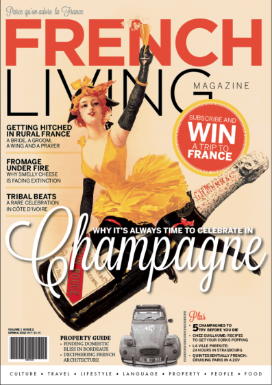 French Living Magazine Spring Edition Cover
